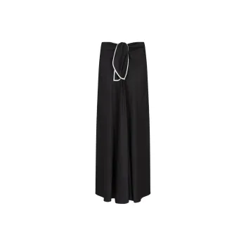 GIORGIO ARMANI Long Skirt In Silk Satin