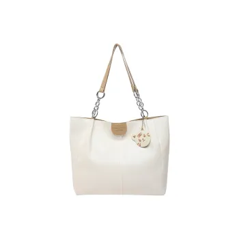 TOUTSEUL YOLO PU Tote Bag, Shopping Bag, Shoulder Bag Women's Khaki/Green/Pink