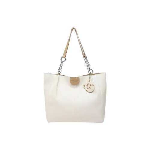 TOUTSEUL YOLO PU Tote Bag, Shopping Bag, Shoulder Bag Women's Khaki/Green/Pink
