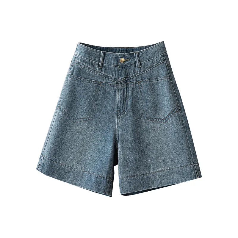 Cypress House Denim Shorts Women's Light Blue-0