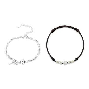 RINGLOVE Fabric Rope Bracelets Women's