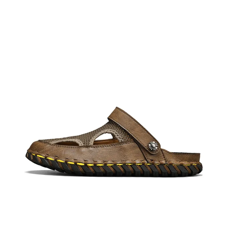 GESENLANG Slip Resistant Quick Dry Closed Toe Slippers Men's-0