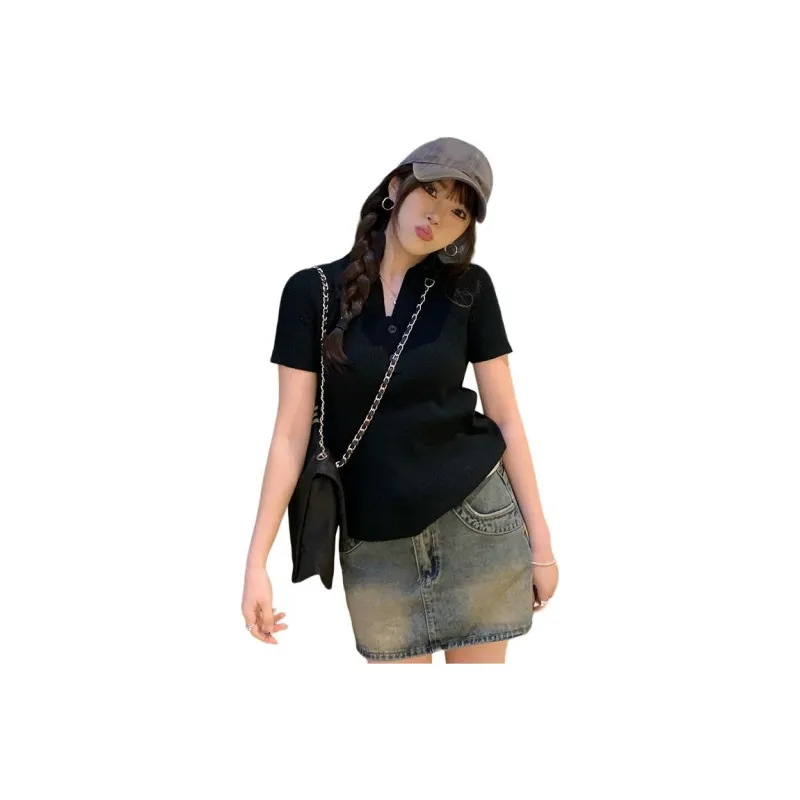 SUSANSAN T Shirts Women's-5