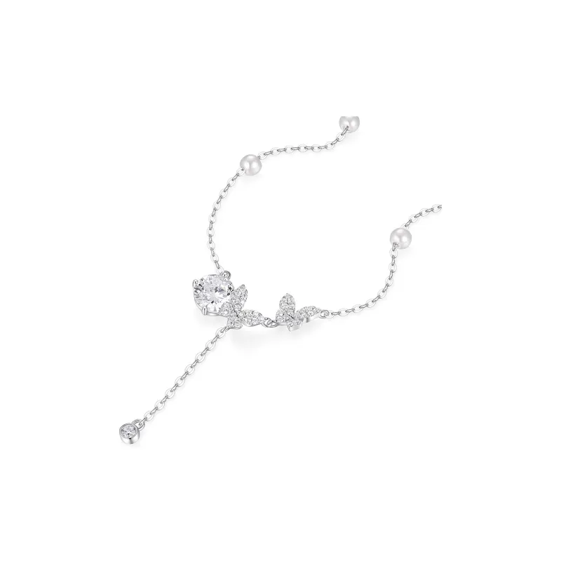 KADER Shimmering Butterfly Dance Series 925 Sterling Silver Necklaces Women's-1