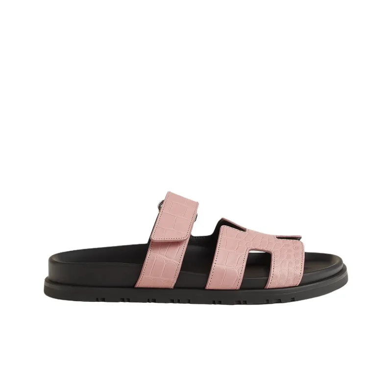 HERMES Chypre Slip Resistant Slide Slippers Women's Pink-1