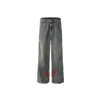 HEIYIXIANSHENG Jeans Unisex Blue