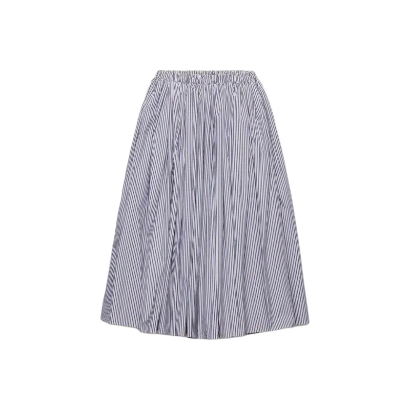 PRADA SS25 Spring Summer Women's Apparel Collection Casual Long Skirt Women's Blue White-0