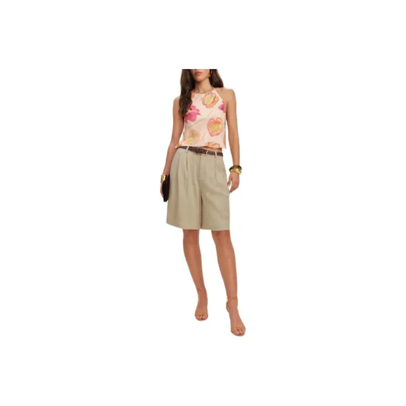 REFORMATION Drew Low Rise Short Casual Shorts Women's-0