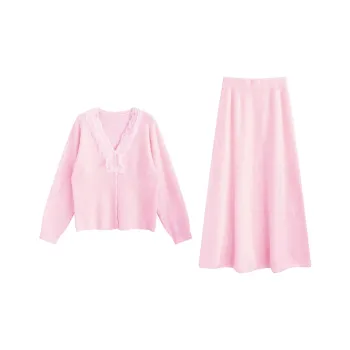 ETSE Two Piece Skirt Sets Women's