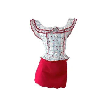 BEAUTIFUL CONFESSION Skirt Set Women's Red