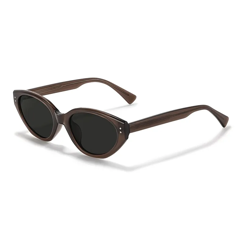 Sagawa TR/Memory Plastic Plate Frame Cat Eye Sunglasses Unisex-10