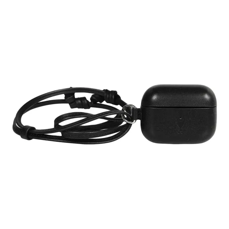 AMIPARIS Leather Earphone Case Women's Black-3