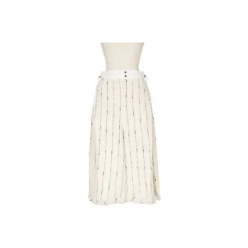 Sacai Casual Long Skirts Women's Ecru
