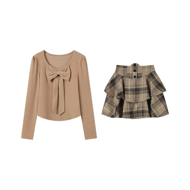 GULIANFEI Two Piece Skirt Sets Women's-2