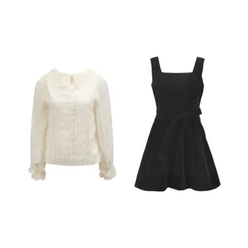 OSQ Two Piece Skirt Sets Women's