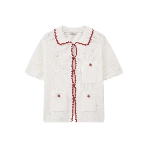 D'zzit Knitwear Women's White