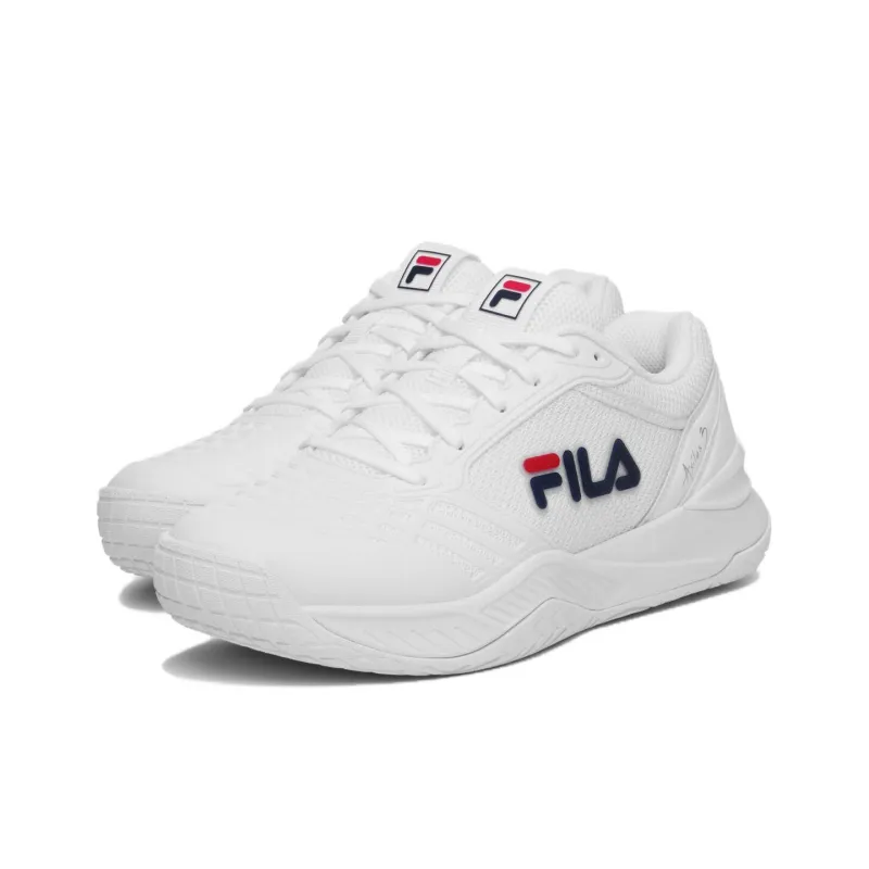 FILA AXILUS 3 Anti Slip Wear Resistant Low Top Casual Shoes Women's White-2