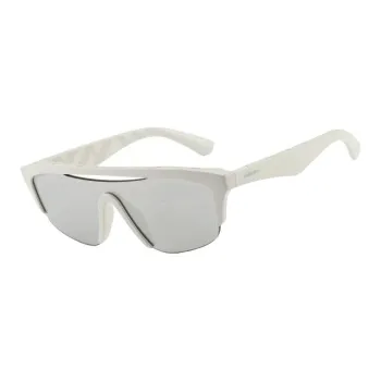 Burberry Plate Frame Irregular Shape Sunglasses Unisex Gray