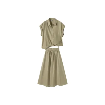 DIALOGUE Two Piece Skirt Sets Women's