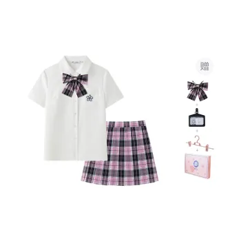 Tokyo Season Skirt Set Women's Gift Box Set White+Pink