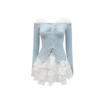 PUREIDOL Two Piece Skirt Sets Women's
