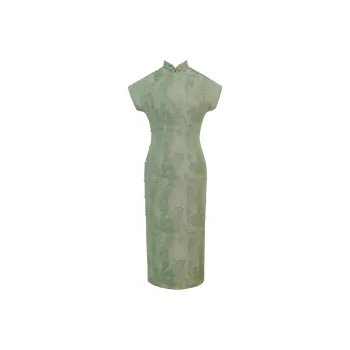 Clothes Cut By Time Cheongsam Women's Emerald Green