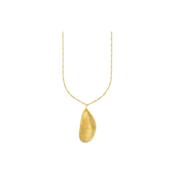 ANNI LU Brass 18K Gold Plated, Freshwater Pearl Necklaces Unisex Gold