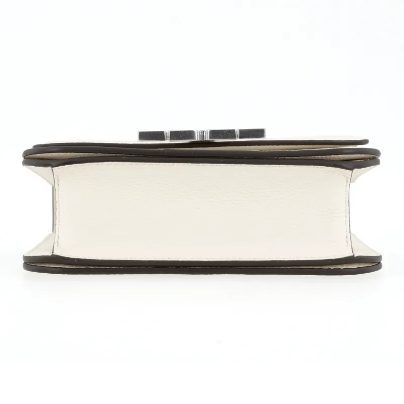 TORY BURCH Leather Shoulder Bag, Crossbody Bag Trumpets Women's Oat-3
