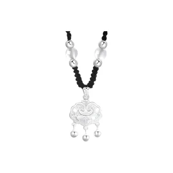 Bear Silversmith High Content Sterling Silver Sterling Silver Necklace Women's