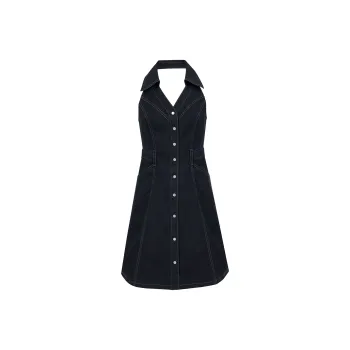 ONLY Sleeveless Dresses Women's J09 Dark Denim Gray