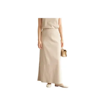 PLAGE Casual Long Skirts Women's Light Brown