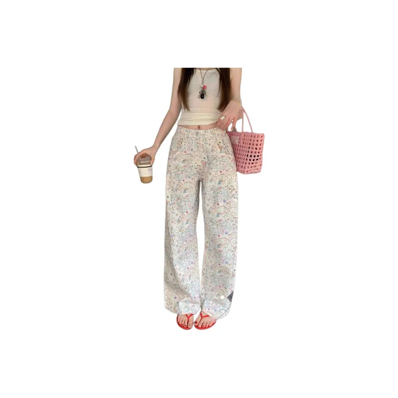 Weles Casual Pants Unisex White-0