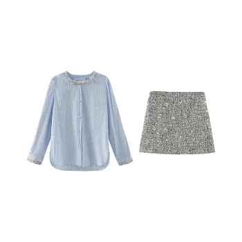 Fish rabbits Two Piece Skirt Sets Women's