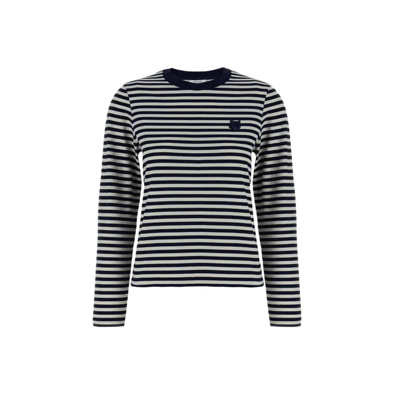 Maison Kitsune Striped T shirt-0