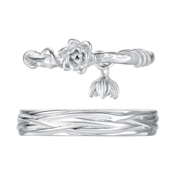 TWINKLE ANGEL S925 Silver Rings Unisex