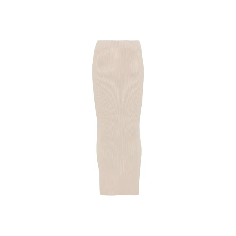 MaxMara Ribbed Midi Skirt-0