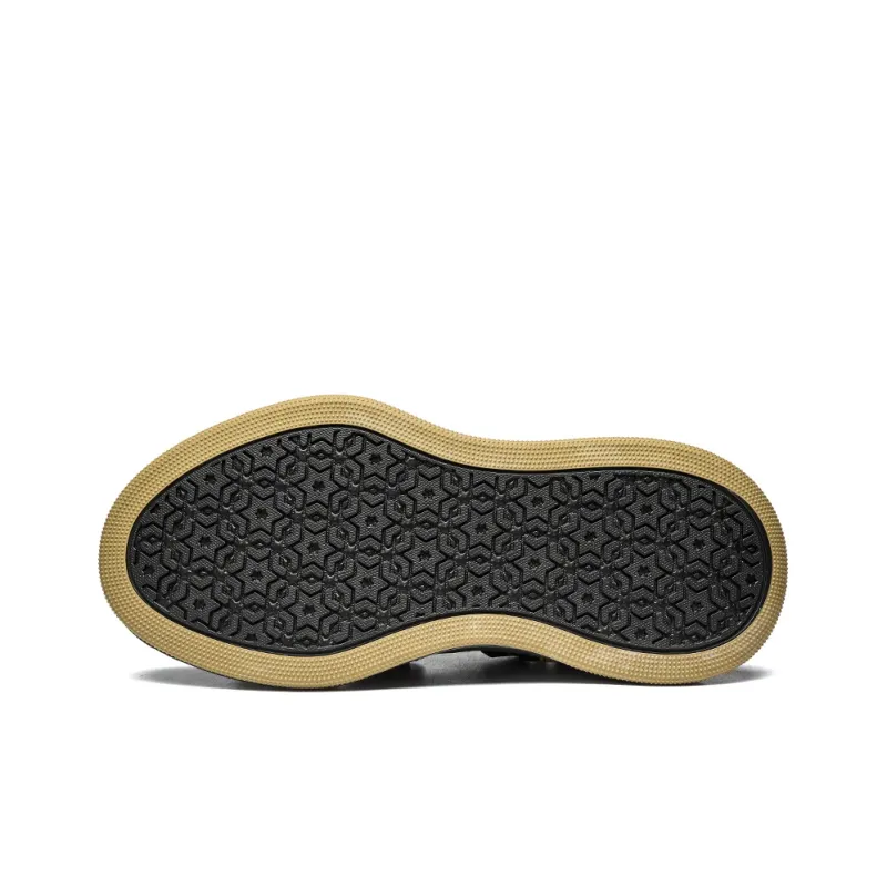 FAPAI Beach Sandals Men Apricot/Black Green-11