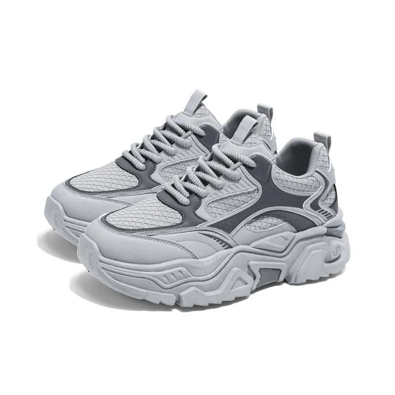 HACKBUTEER Low Top Chunky Sneakers Men's Box Included-13