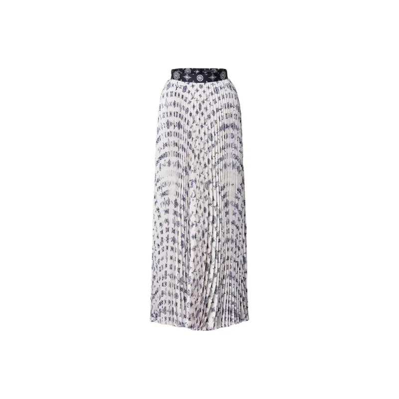 LOUIS VUITTON SS25 Casual Long Skirts Women's White-0