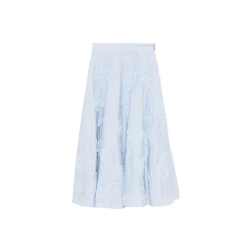 Rotate Floral appliqué Maxi Skirt