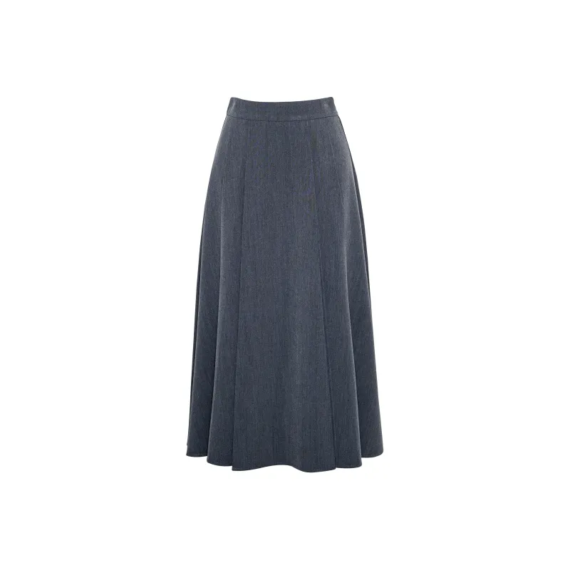 ROEYSHOUSE Casual Long Skirt Women's Gray-0