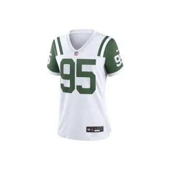 Nike x NFL Quinnen Williams New York Jets Rugby Jerseys Women's White