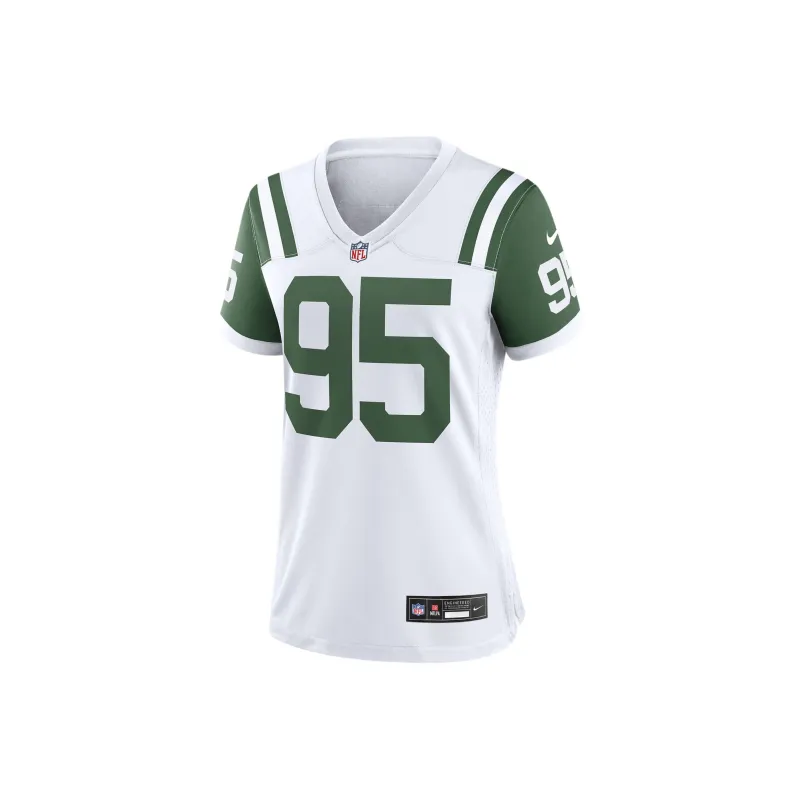 Nike x NFL Quinnen Williams New York Jets Rugby Jerseys Women's White-0
