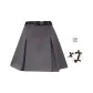 Comes with Gray Belt+Bowknot Hair Tie