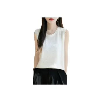 ERIRI Tank Tops Women's White