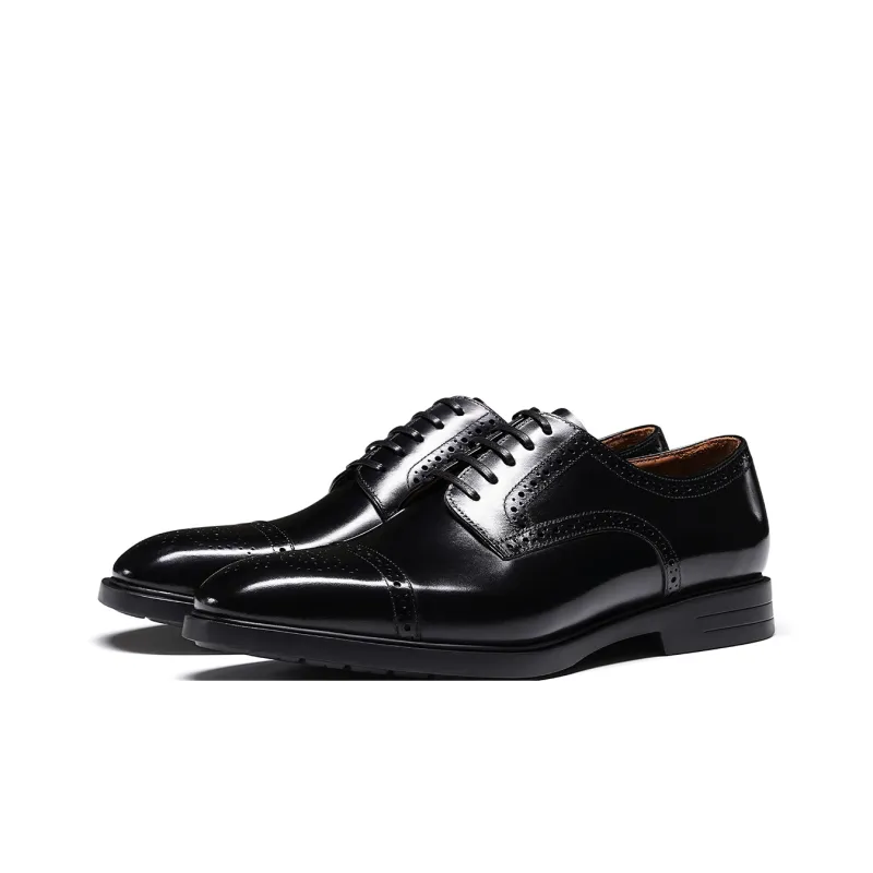 TRUFFAUT Museum Leather Derby Shoes Dress Shoes Men's-6