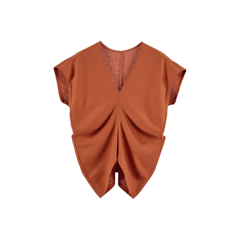 Rizhuo T Shirts Women's Mystic Realm Orange-0