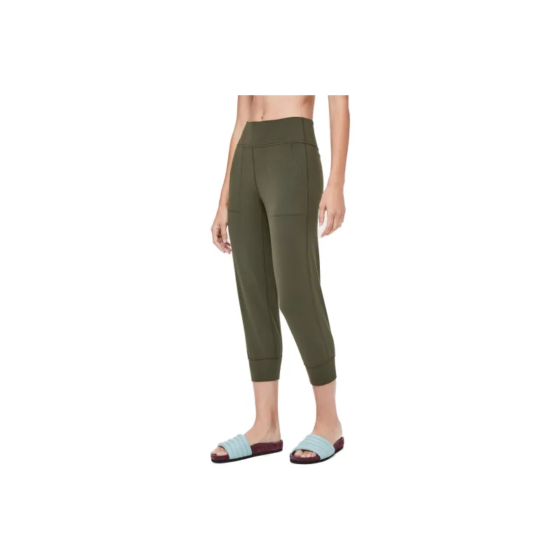Lululemon In Practice Athletic Trousers Women's Dark Olive Green-0