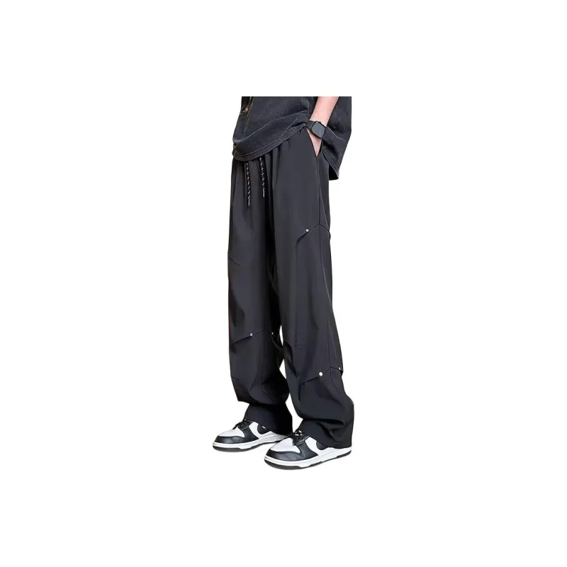 Weles Casual Pants Unisex Black-1
