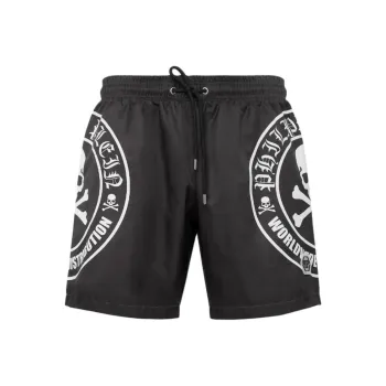 PHILIPP PLEIN Casual Shorts Men Black